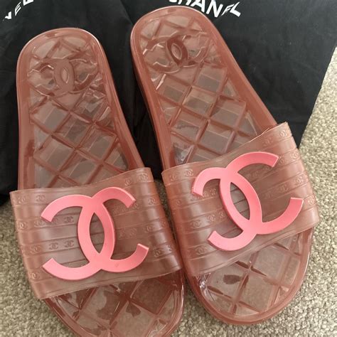 chanel jelly pool slides.